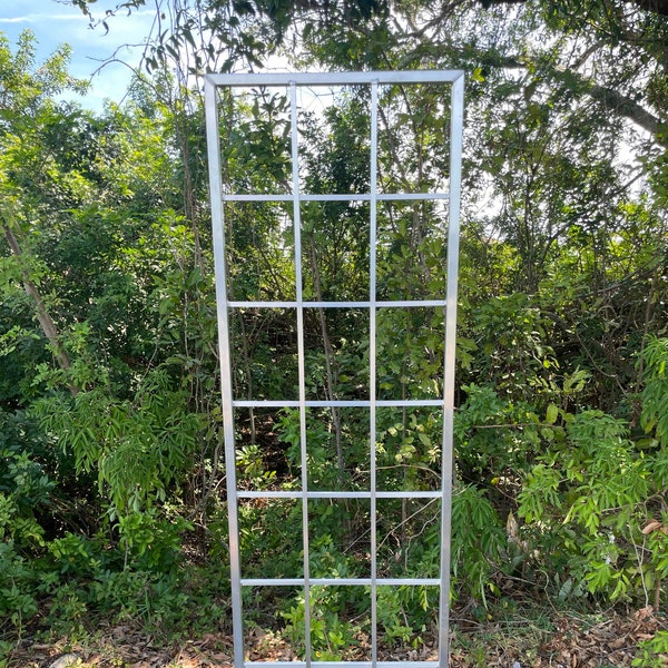 Classic Metal Garden Trellis, Wall Mount or Staked, Aluminum, non rusting, 3ft x 2ft, 4ft x 2ft, 5ft x 2ft, 6ft x 2ft, 3ft x 3ft, 4ft x 3ft