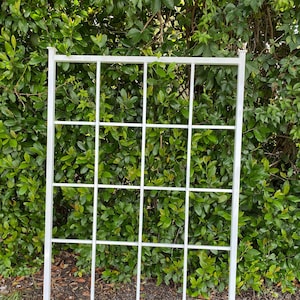 Classic Metal Garden Trellis, Plant Trellis, All Aluminum, Handmade, 54&quot; x 36&quot;, garden,decor,for bougainvillea, ivy, climbing vines
