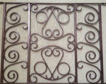 Screen Door Grille Vintage Inspired Ornate Scroll Design Etsy