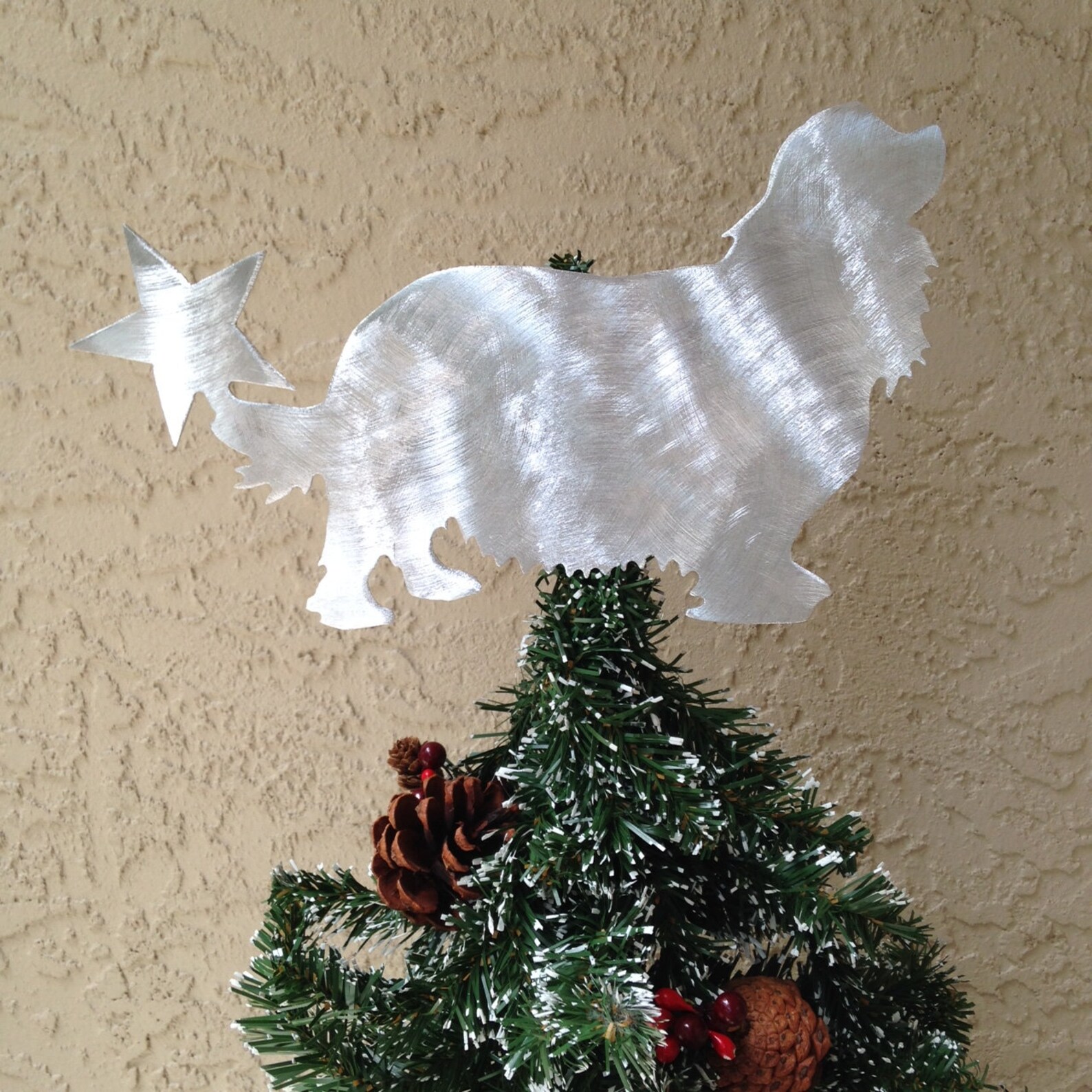 Cavalier King Charles Dog Tree Topper Holiday Decoration Etsy