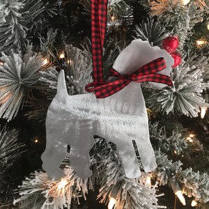 Kerry Blue Terrier, Dog Holiday Ornament, Christmas Ornament, Handcrafted, great dog lover gift, metal, dog lovers, stocking stuffer, kerrys