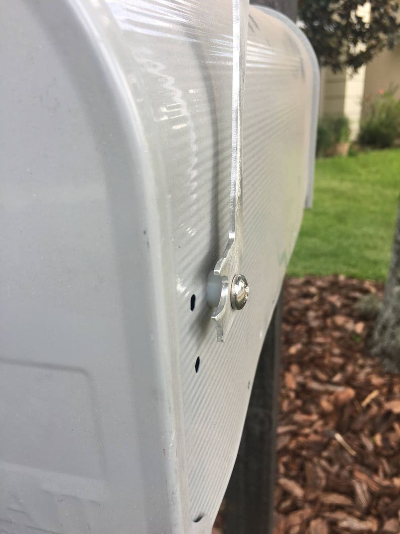 Metal Flamingo Mailbox Flag Aluminum Will Not Rust Brushed - Etsy