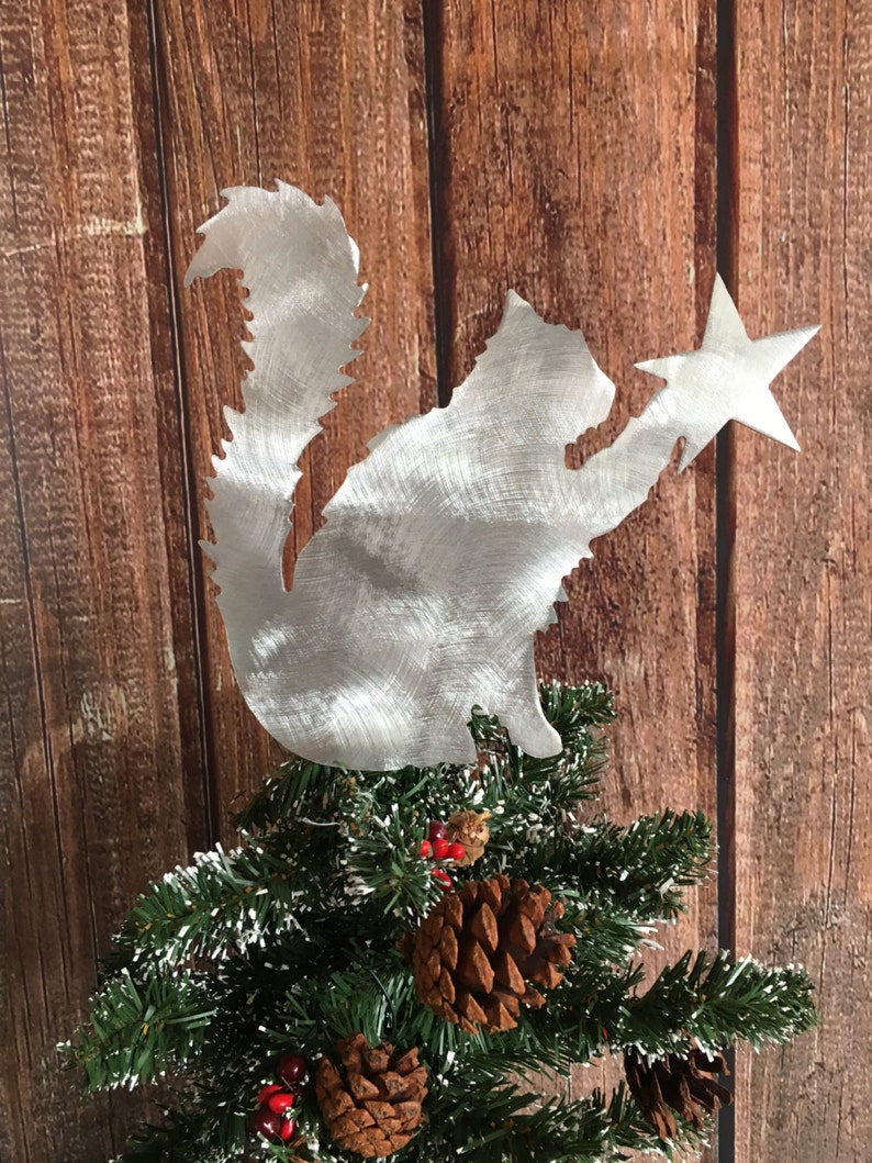 Fluffy Kitty Cat Cat Christmas Tree Topper Persian Cat - Etsy