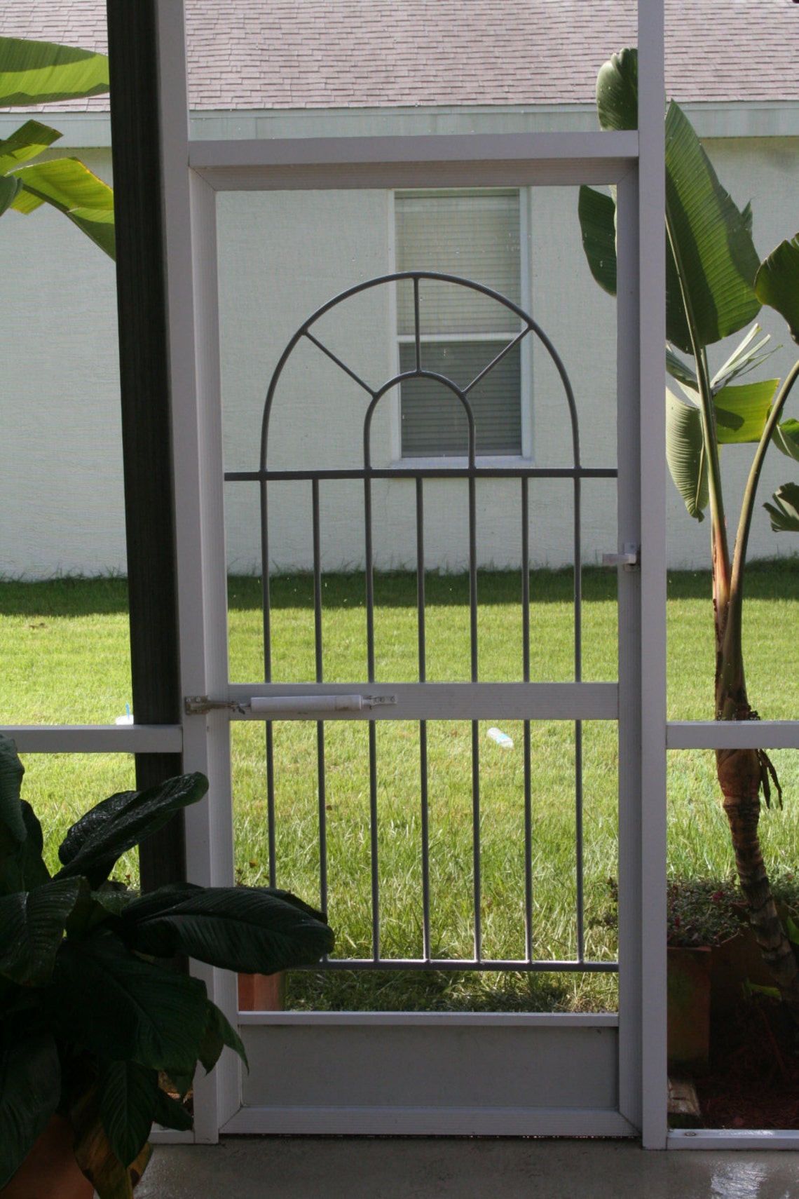 Screen Door Grille Aluminum Beautiful Decorative Etsy