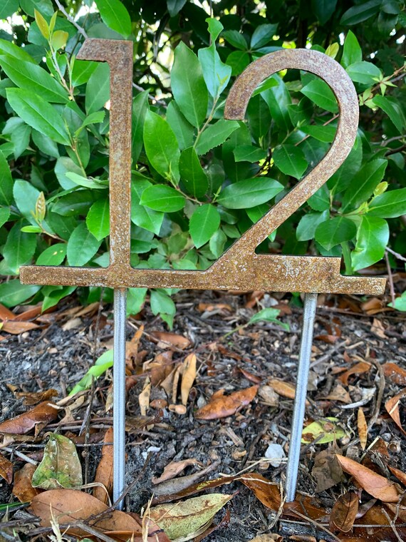 House Number Sign, Metal Address Sign