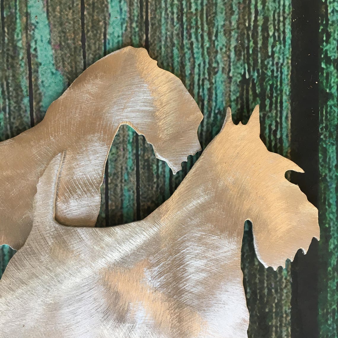 Get a Custom Dog Tree Topper Wall Art Yard Stake or Shelf Etsy