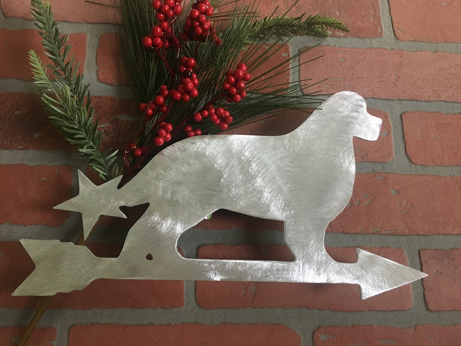 Christmas Tree Topper Newfoundland Weathervane Star Etsy