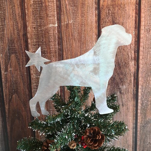 Greyhound Dog Christmas Tree Topper Holiday Decoration Etsy