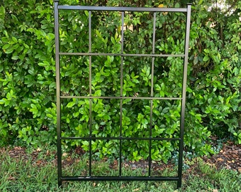 Classic Metal Garden Trellis, Plant Trellis, Aluminum, Handmade, 54" x 36", garden decor, plant lattice, for roses, jasmine, climbing vines