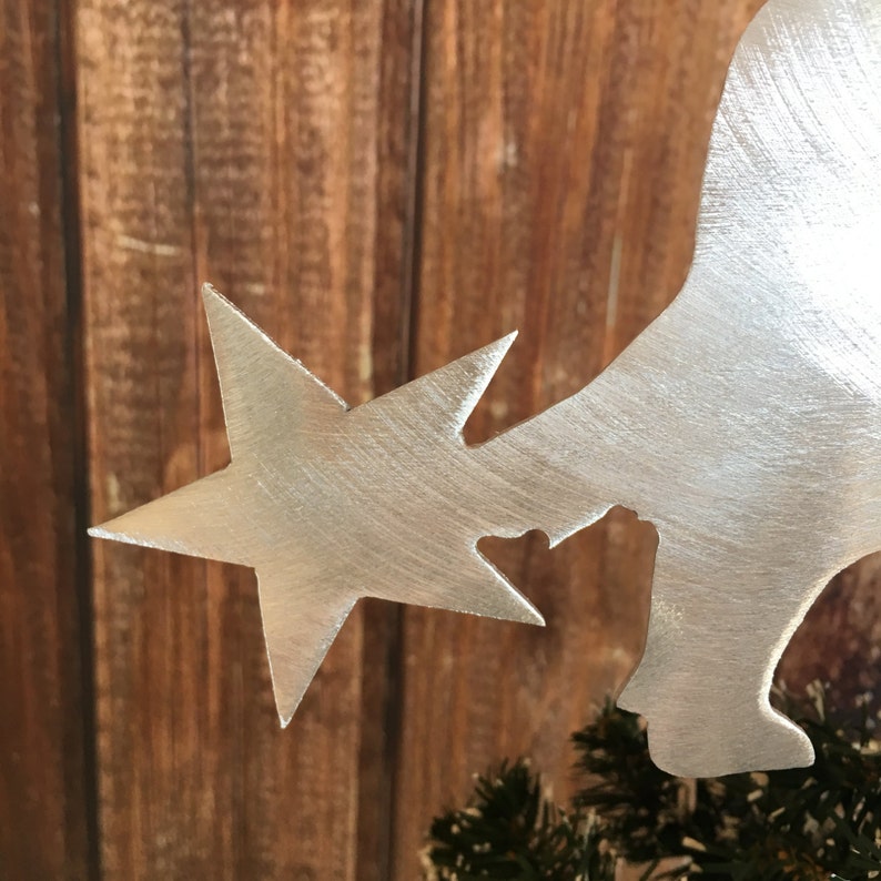 Border Collie Star Dog Christmas Tree Topper Wreath | Etsy