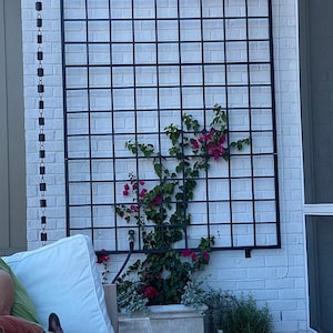 Jumbo Trellises, Multiple Sizes, Classic Metal Garden Trellis, Commercial, Residential, Estate Garden, Non-Rusting, Wall Mounted or Stakes image 2