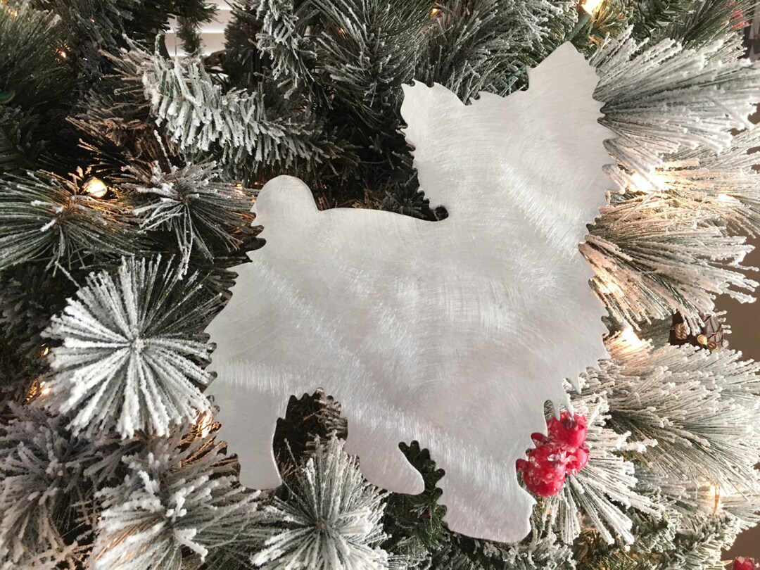 Yorkshire Terrier, Yorkie, Dog Tree Topper, Holiday Decoration, Wreath