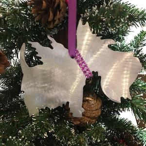 Scottish Terrier mit Bling, Engel, Scottie Hund Weihnachtsschmuck, Weihnachtsschmuck, handgefertigt, tolles Geschenk für Hundeliebhaber, Metall