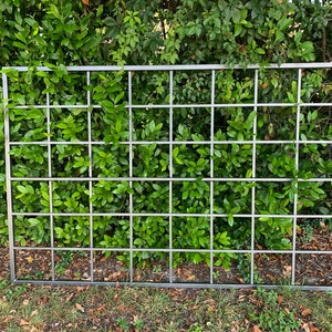 Large Multi Sizes, Classic Metal Garden Outdoor Trellis, Wall Mounted or Staked, up to 9ft, All Aluminum, Handmade, for bougainvillea, vines image 9