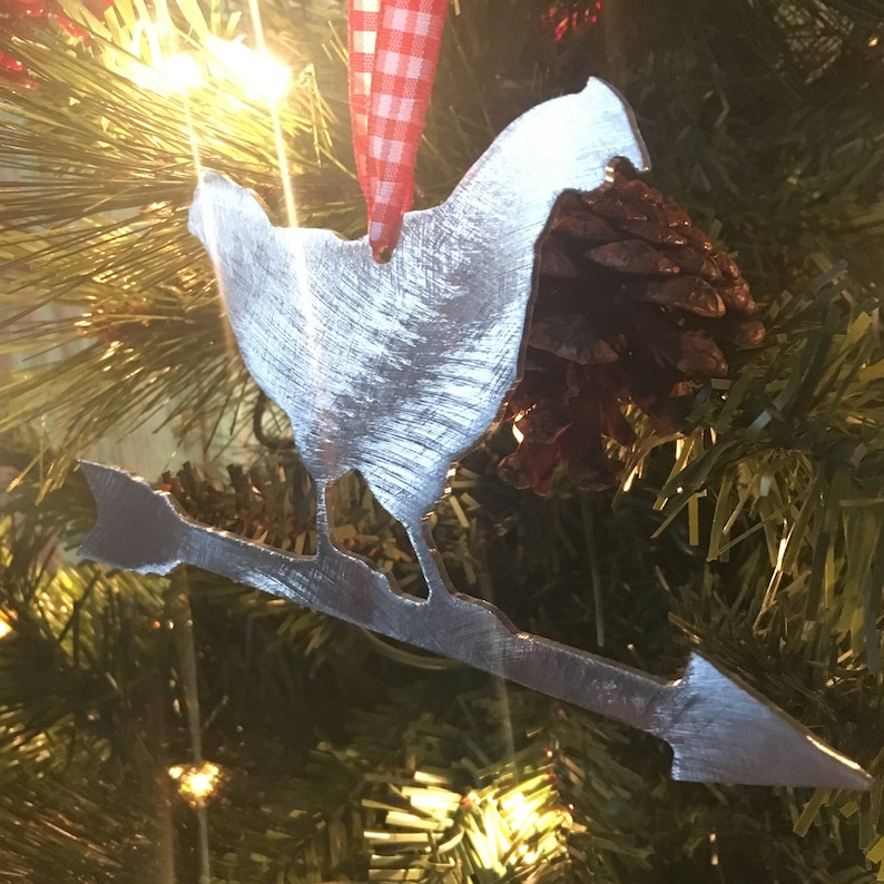 Chicken Weathervane Ornament Holiday Christmas Rustic Etsy