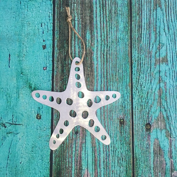 Large Metal Starfish Wall Art Etsy