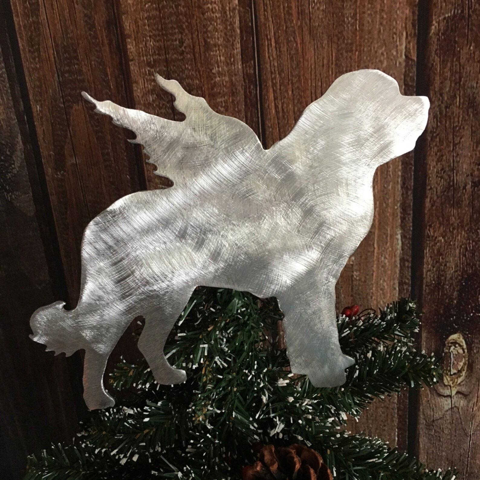 St Bernard Christmas Yard Decoration 
