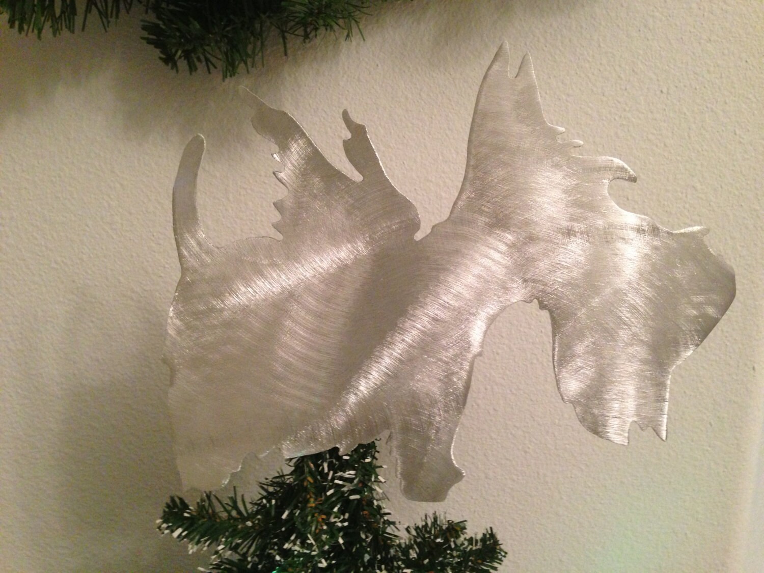 Scottish Terrier Angel Scottie Dog Christmas Tree Topper Etsy