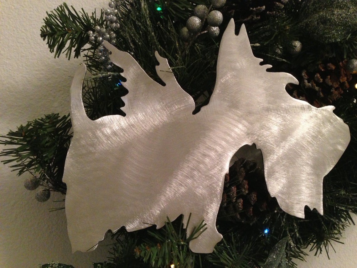 Scottish Terrier Angel Scottie Dog Christmas Tree Topper Etsy