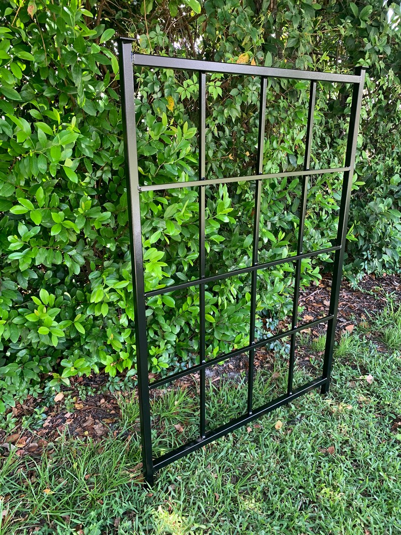 Classic Metal Garden Trellis Plant Trellis All Aluminum Etsy Australia