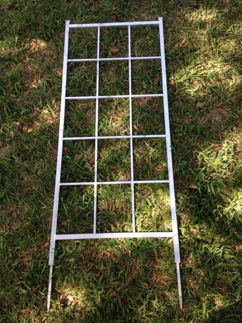 Classic Metal Garden Trellis Plant Trellis All Aluminum Etsy