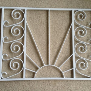 Screen Door Grille, Protective, Aluminum, Decorative, new style, Empire Sun Custom Style, Handmade, Custom sizes available