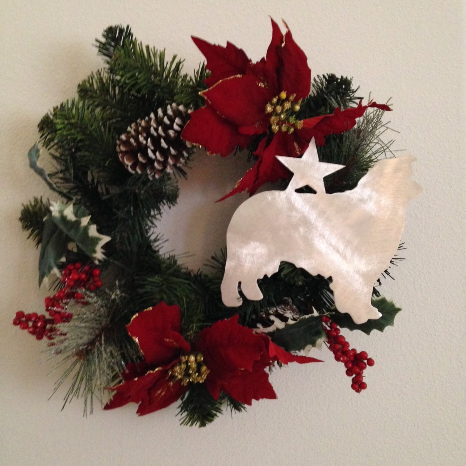 Australian Shepherd Dog Tree Topper Holiday Decoration Etsy