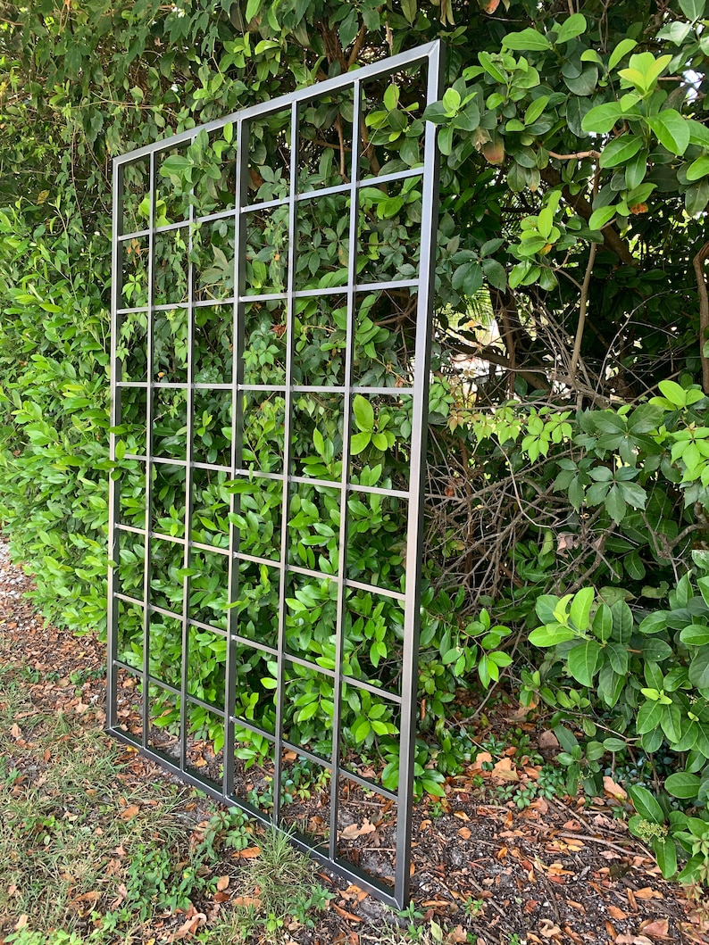 Large Multi Sizes Classic Metal Garden Wall Mounted Trellis Etsy