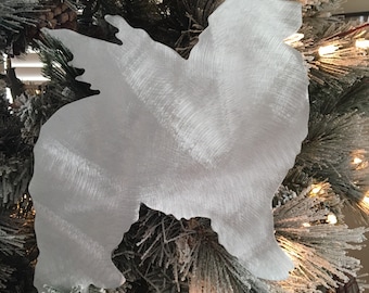 Great Pyrenees Angel, Dog Star Christmas Tree Topper, Wreath Decoration, Holiday Decoration, Wall Art, Plant Stake, Aluminum