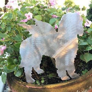 Golden Doodle Angel Dog Yard Stake, Metal, Garden Decoration, Aluminum, Guardian Angel, Pet Memorial, Wall Hanging or Tree Topper, No Rust