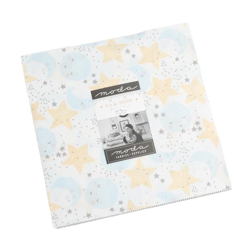 D is for Dream Flannel, Paper and Cloth, Cotton Fabric, Layer Cake, 25122JLCF
