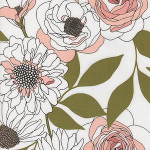 Botanik, Alli K Designs, Baumwollstoff, Half Yard, 11550 11