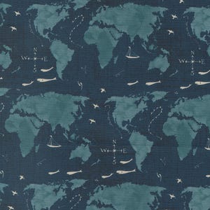 Longshore, Janet Clare, Cotton Fabric, Half Yard, 24611 15