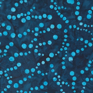 Blue Ridge Batiks, Moda, Cotton Fabric, Half Yard, 4367 30
