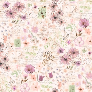 Blooming Lovely, Janet Clare, Cotton Fabric, Half Yard, 16979 11