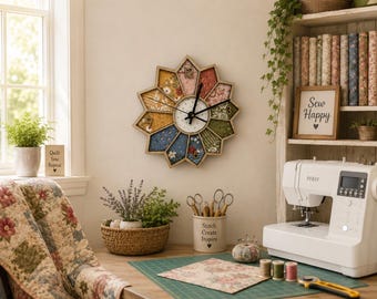 Kit para hacer un reloj de mesa acolchado estilo Dresde