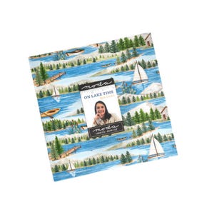 On Lake Time, Deb Strain, Cotton Fabric, Layer Cake, 56120LC