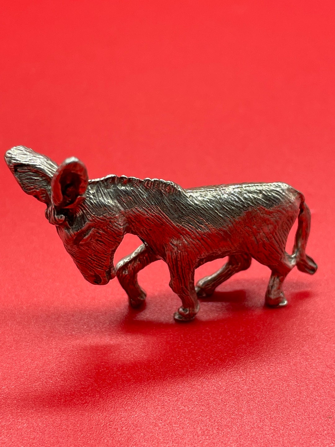 Lead Free Pewter Donkey for Orb Scenes or Collection Etsy