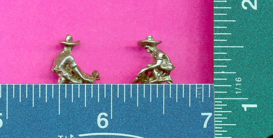 Lot of 10 Lead Free Pewter Miniature Miner Figurines Etsy