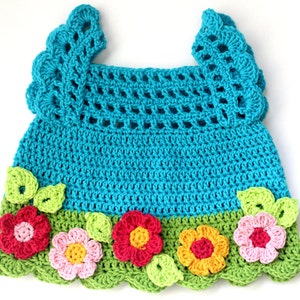 Flower Girl Dress Pattern, Crochet Dress Baby Pattern, Girl Toddler Dress Pattern, Floral Dress PDF, Crochet Dress Pattern for Girls