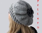 Häkelanleitung für Slouchy Beanie, Häkelanleitung für Slouchy Beanies, häkeln, Sofort Download, PDF
