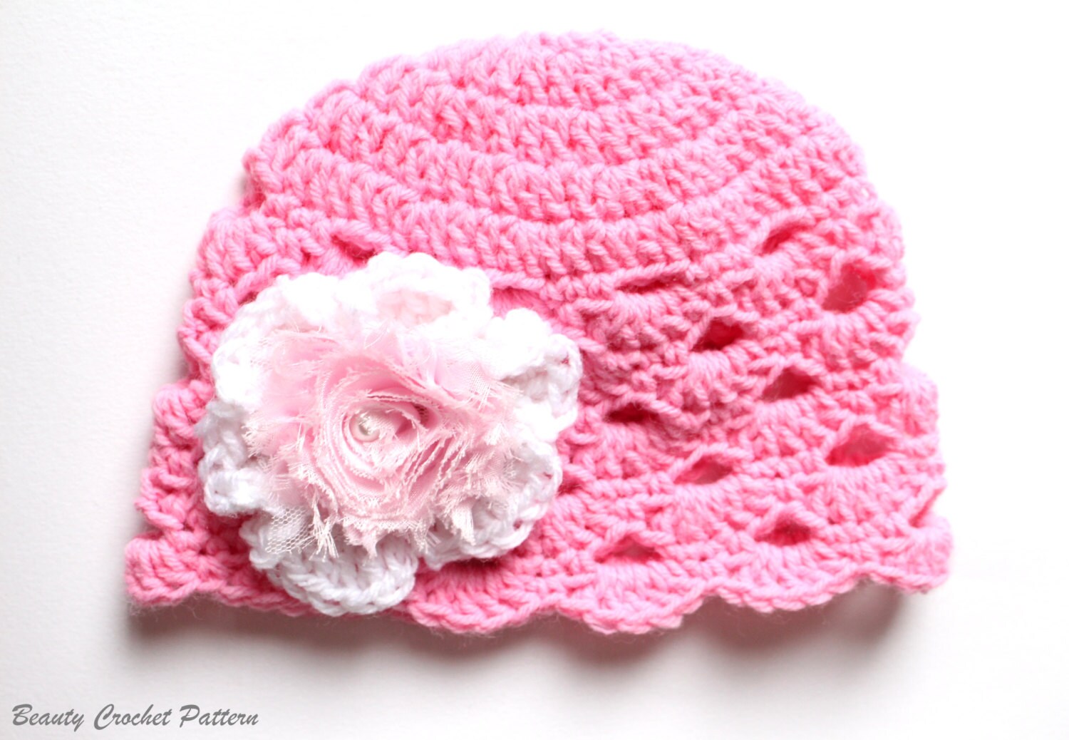 30 Unique Crochet Hats That Are Sure To Amaze You! 20 Baby Girl Hat With Flower