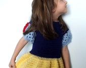 Häkelanleitung Prinzessin Schneewittchen Kleid Schneewittchen Baby Foto Requisite, Prinzessin Häkelanleitung, Instant Download