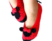 Häkelanleitung Damen Schuhe Fräulein Bogen Maus, Damenschuhe Häkeln, Hausschuhe Muster, Häkelanleitung Pantoffel 5-10 Größen