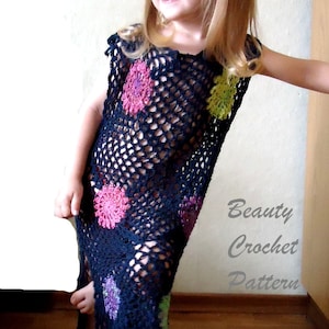Beach Cover Up Pattern, Crochet Tunic Pattern, Crochet Cover Up Pattern, Crochet Dress Pattern Toddlers, Beach Tunic Pattern, Beach Dress
