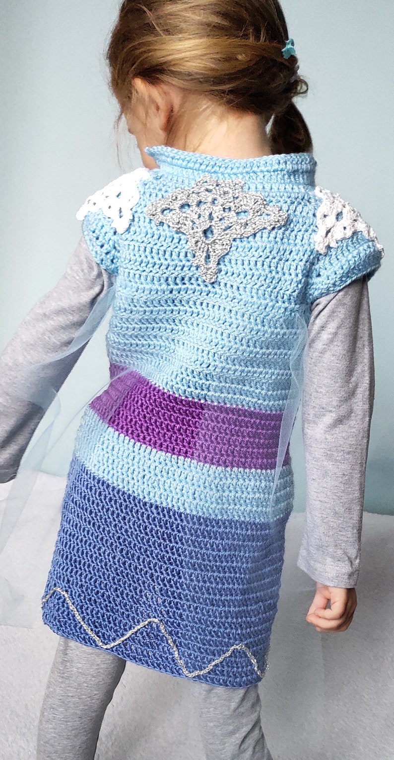 Crochet Elsa New Dress Pattern Ice Queen Elsa New Dress New Etsy Italia