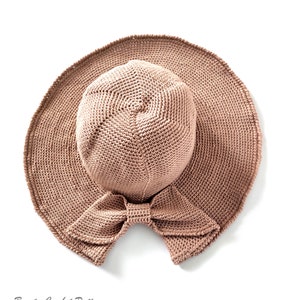 Crochet Sun Hat Pattern, Summer Hat Pattern, Floppy Hat Pattern, Floppy Beach Hat Bow, Floppy Sun Hat, Crochet Floppy Hat Pattern