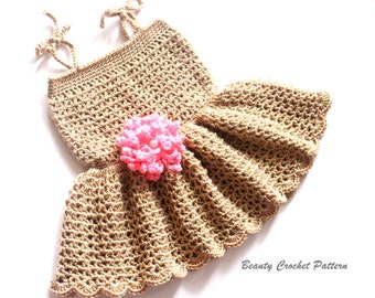 Crochet Dress Pattern Baby, Crochet Dress Pattern for Girls, Dress Pattern, Toddler Dress Pattern, Baby Dress Pattern, Flower Girl Dress