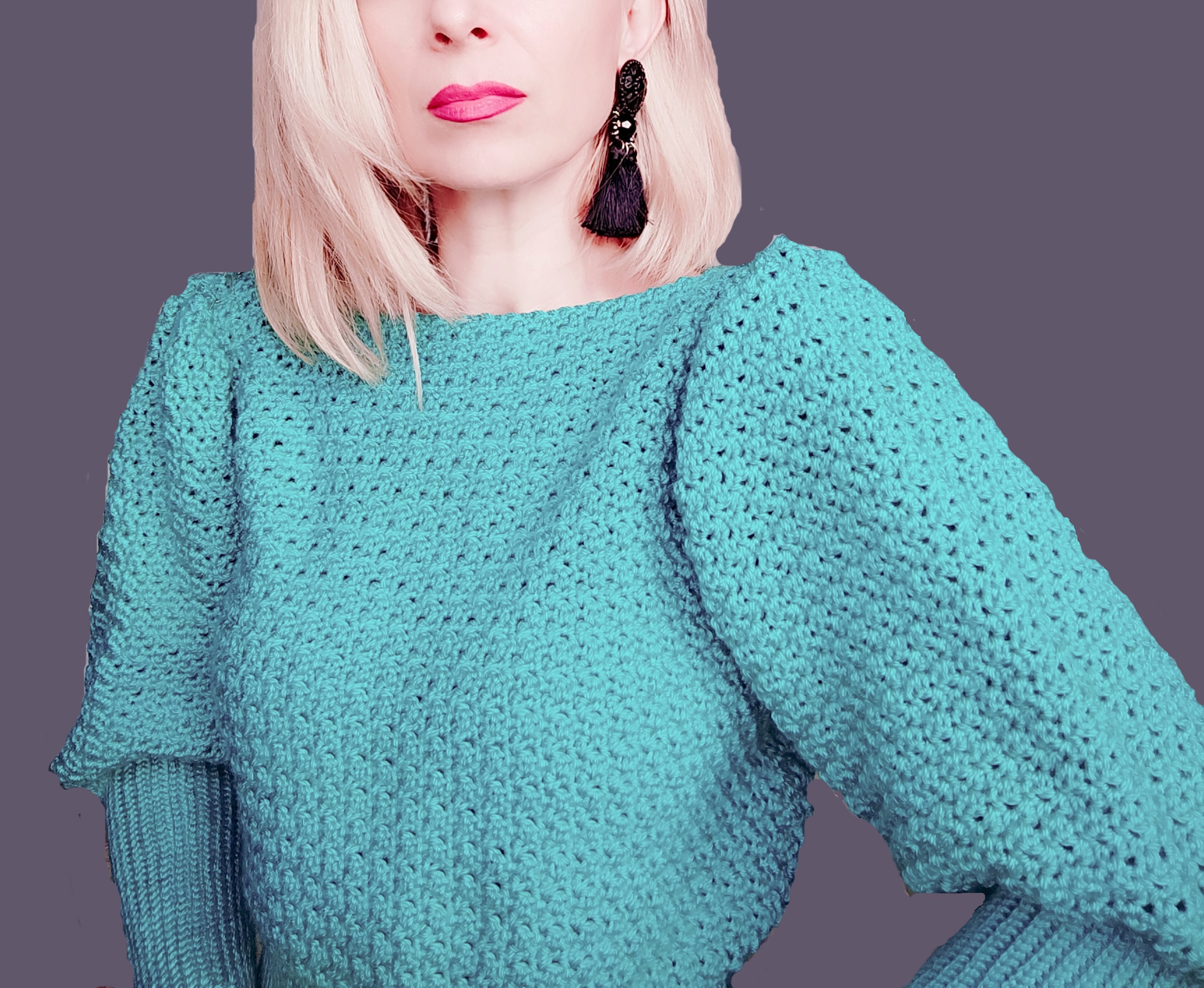 Crochet Sweater Women Pattern Crochet 