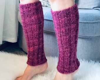 Leg warmers women’s long, knee high ankle knits, wool leg warmers